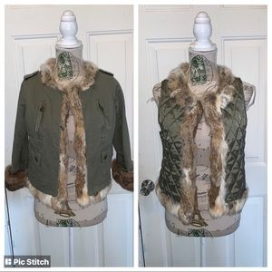 Super Cute Be Radiance New York 3-in-1 Fur Trim Jacket ❣️